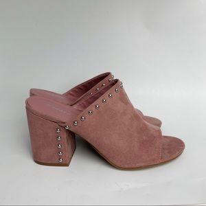 Madden girl studded Ward chunky heel mule